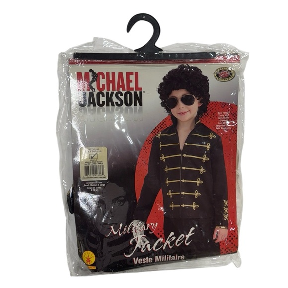 Rubie’s kids size medium (8-10) Michael Jackson military jacket never worn piece - Picture 1 of 11